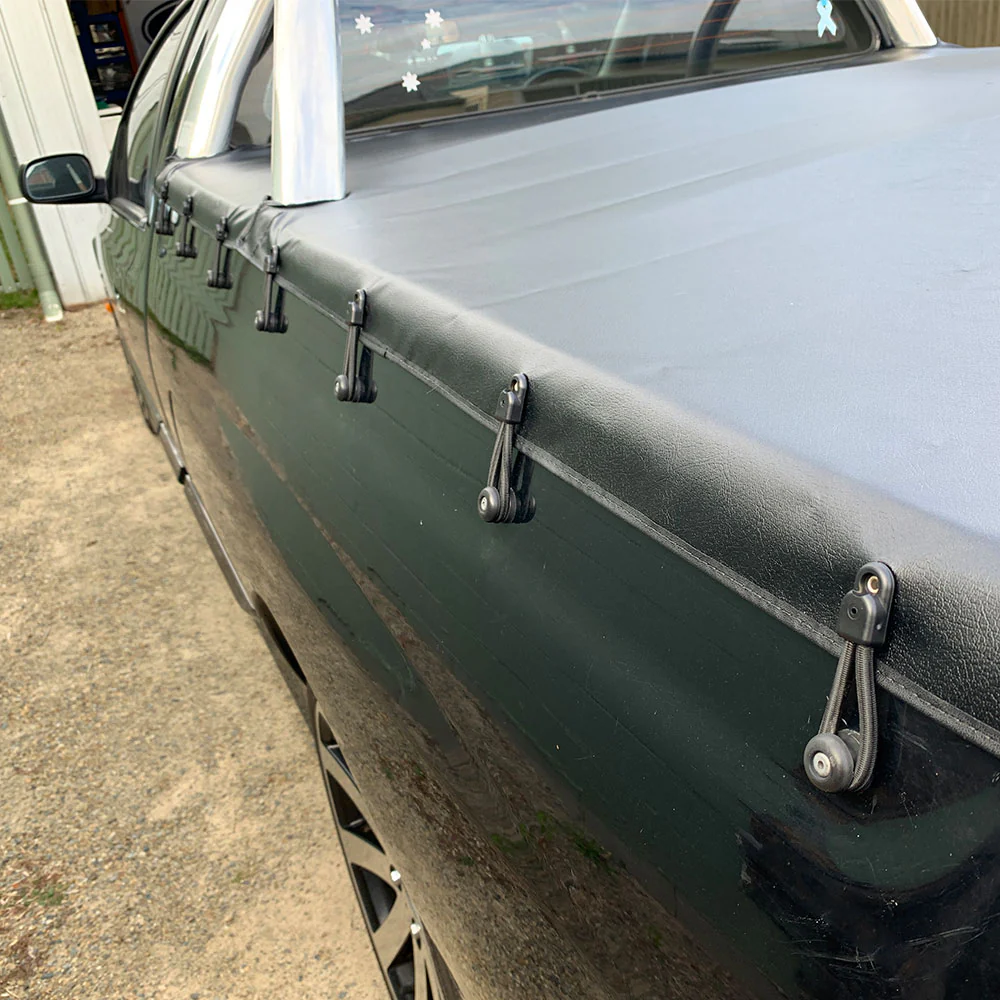 Bunji Ute Tonneau Cover to fit Ford Falcon Ute AU BA BF (1999 - 2009) - Suits Factory Standard Sports Bars - Image 3